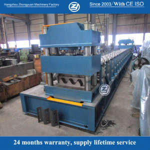 HRC58 Hardness Steel Roller Highway Guardrail Barriers Forming Machine